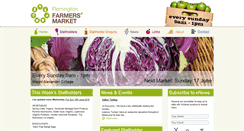 Desktop Screenshot of flemingtonfarmersmarket.com.au